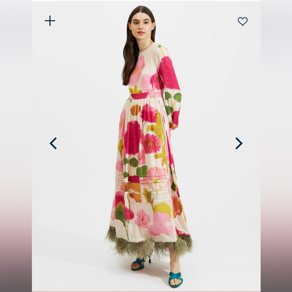 LA DoubleJ Pemberley feather dress